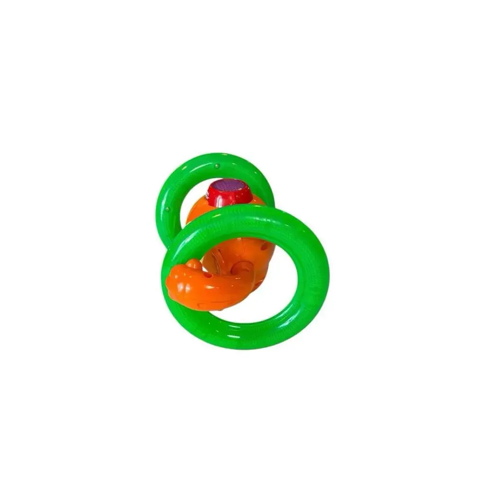 Bright Starts Roll & Glow Monkey Baby Toddler Toy w/ Lights‎ & Melodies Green